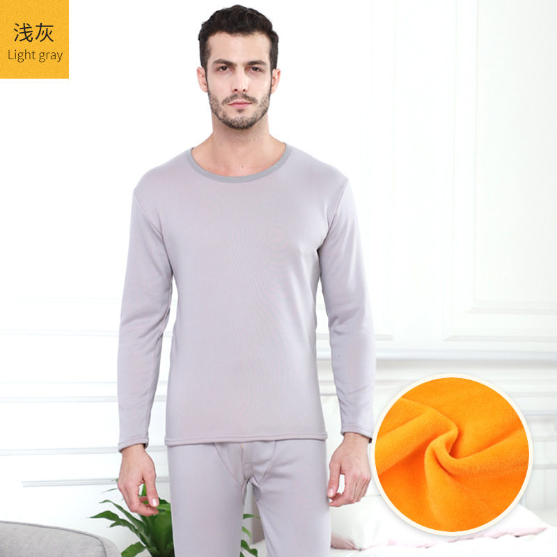 NU8558P39男加绒加厚防寒秋衣秋裤女秋冬情侣套装黄金绒保暖内衣，保暖内衣，星座510A-6