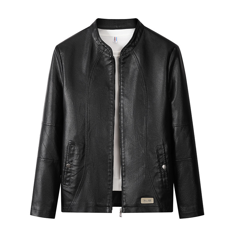 PY5259P95男士皮衣2023新款秋冬潮男皮衣刺绣夹克外套PU棒球服，男装皮衣，星座510A-2
