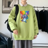 Y2538P38秋卫衣嘻哈运动外套2023秋冬男圆领韩版ins港风休闲上衣，男装卫衣，星座510A-2