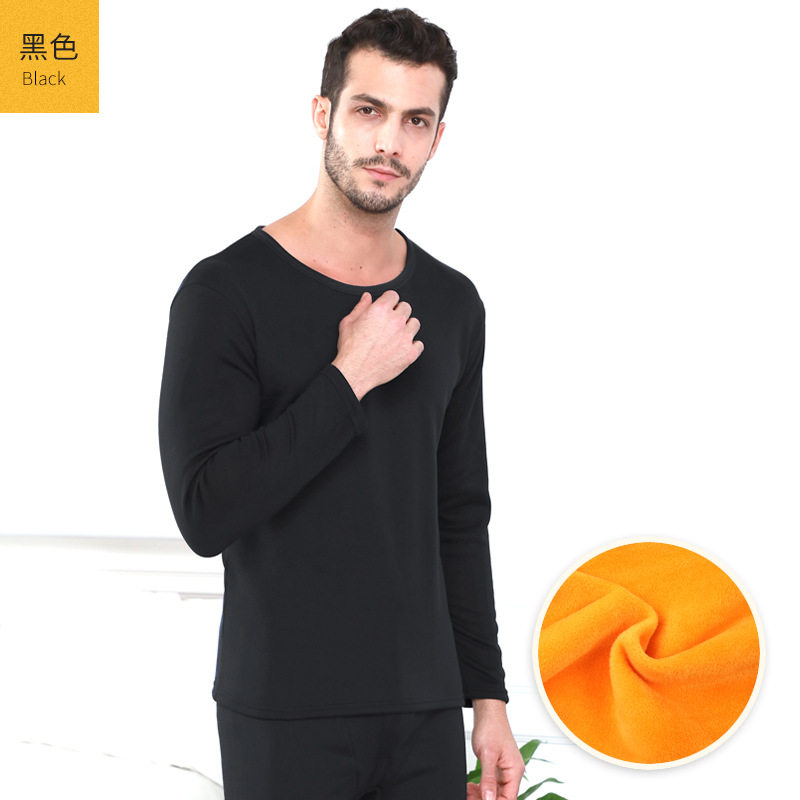 NU8558P39男加绒加厚防寒秋衣秋裤女秋冬情侣套装黄金绒保暖内衣，保暖内衣，星座510A-6