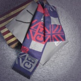 WJ0934P28秋冬男提花格子流苏中长清新拼接围巾男士休闲百搭商务，围巾，星座510A-6