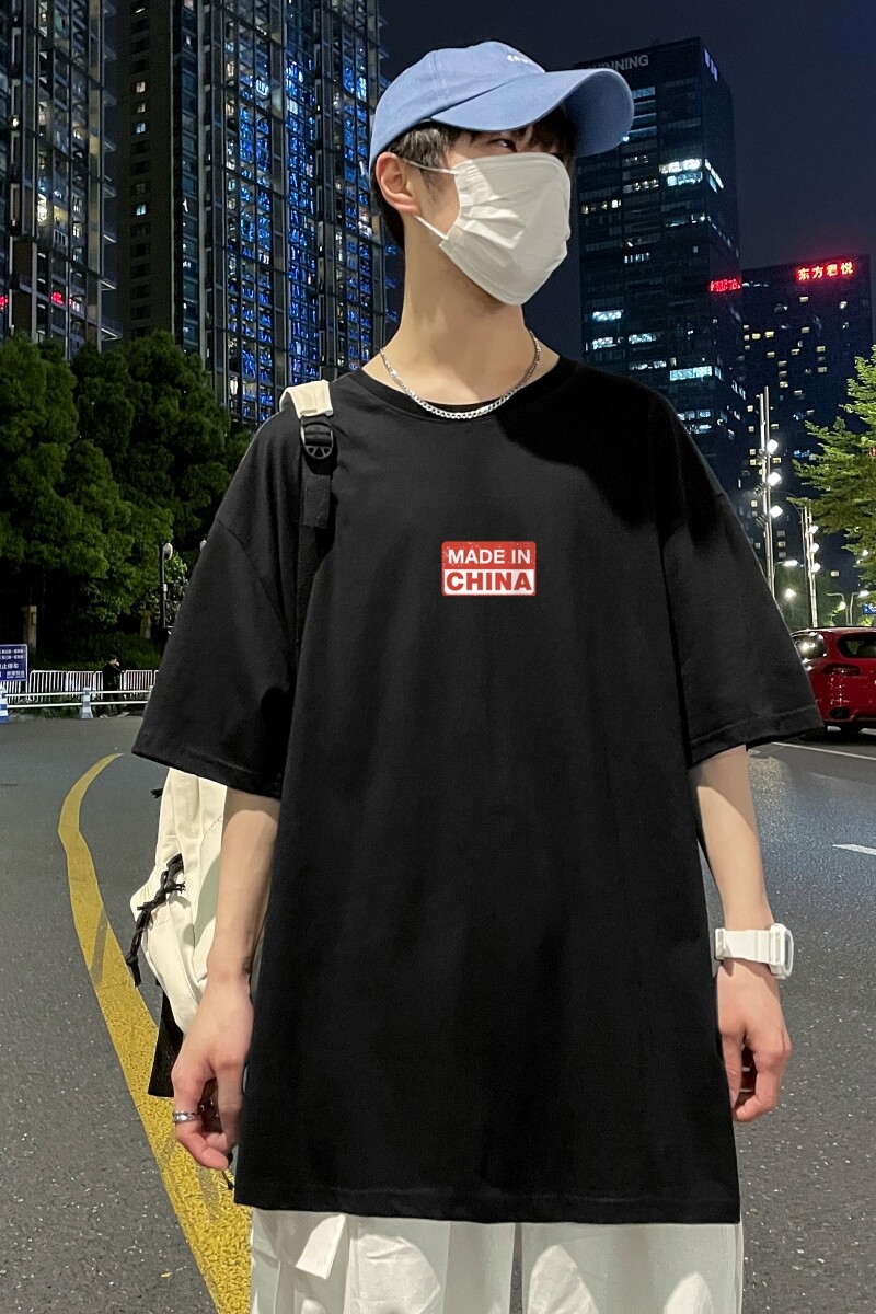 D2201港风室外男士t恤短袖ins潮牌潮流夏季薄款上衣服港风宽松,男装T恤,星座510A-6