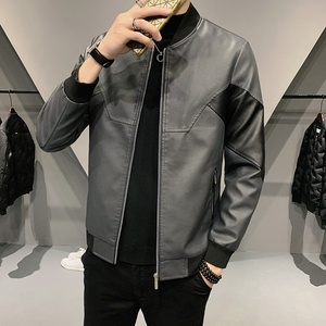 PY5253P85木木潮男皮衣刺绣夹克外套男装PU皮衣男士皮衣2023新款图片