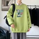 Y2557P38秋卫衣2023秋冬男圆领韩版嘻哈运动外套ins港风休闲上衣，男装卫衣，星座510A-2