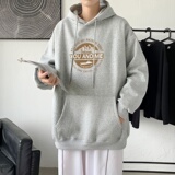 L2487P48秋卫衣2023秋新款港风ins连帽套头印花卫衣外套学生男女，男装卫衣，星座510A-2