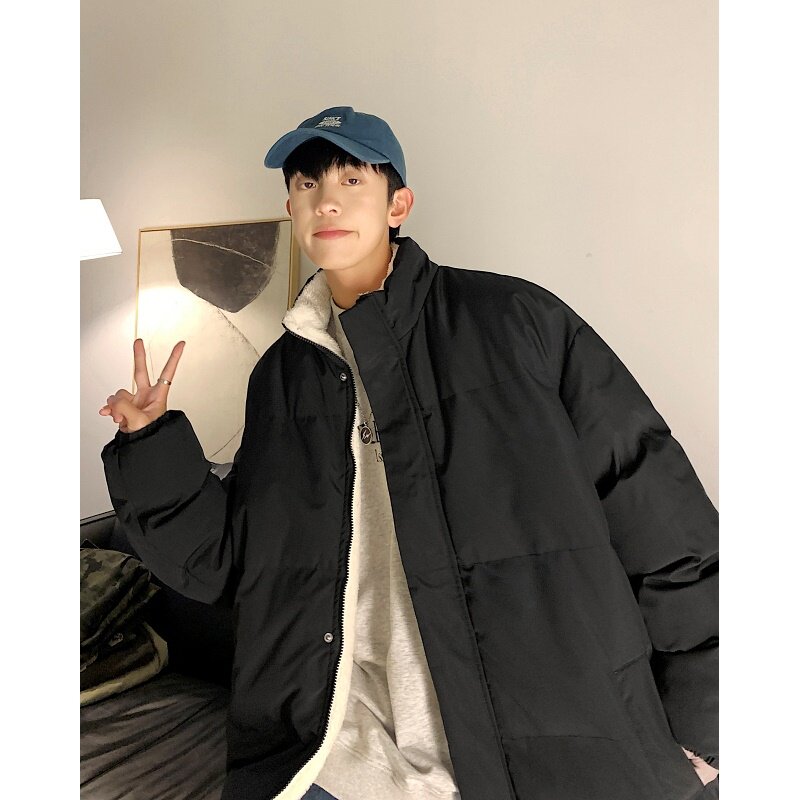 MY5790P75羊羔绒内里棉服保暖面包服棉袄新款棉衣男潮牌加绒加厚,男装棉衣,星座510A-2