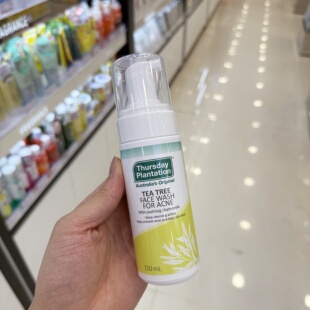 澳洲进口星期四Thursday Plantation茶树抗痘洁面泡沫温和清洁