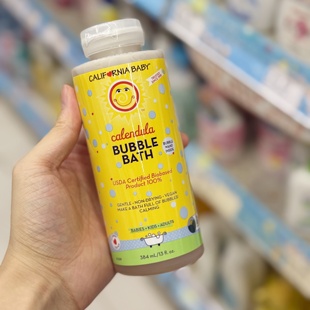 美国进口加州宝宝California Baby金盏花泡泡浴婴幼儿宝宝384ml