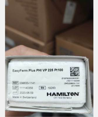 EasyFerm pius PHI VP 225 PT100 Hamilton哈美顿电极238633-1141