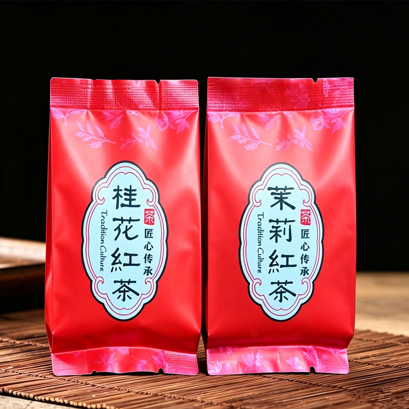 小包装毛尖绿茶茉莉红茶桂花红茶图片