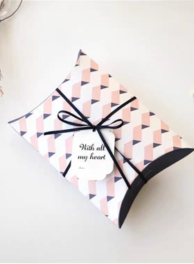 烘焙包装糖果盒花朵纸盒 枕头盒 喜糖盒 回礼盒满月节日礼品盒