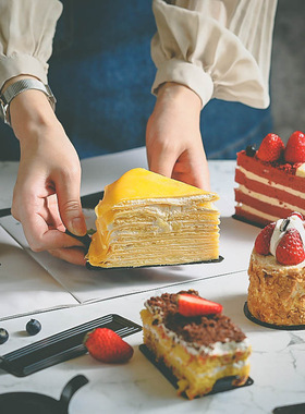 慕斯垫片底托切块蛋糕甜品加厚慕斯托西点烘焙三角圆形方形底托