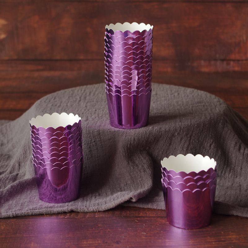 烘焙纸杯杯子蛋糕纸杯大号戚风紫色甜品台装饰麦芬海绵蛋糕纸杯,厨房/烹饪用具,烘焙用纸,淘宝优惠券,粉丝福利购,淘宝优惠卷