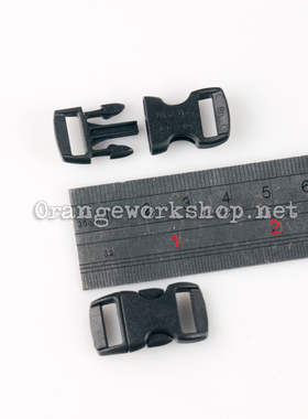 UTX多耐福手链扣小插扣伞绳手链插扣背包插扣塑钢POM材质黑色