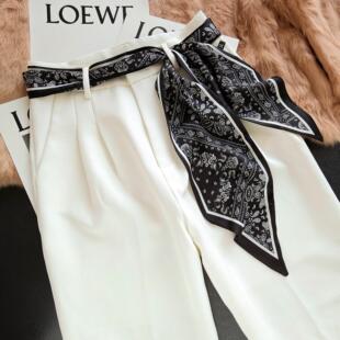 小腰果丝巾腰带系腰间配饰丝带发带搭配牛仔裤裙子装饰女2025新款