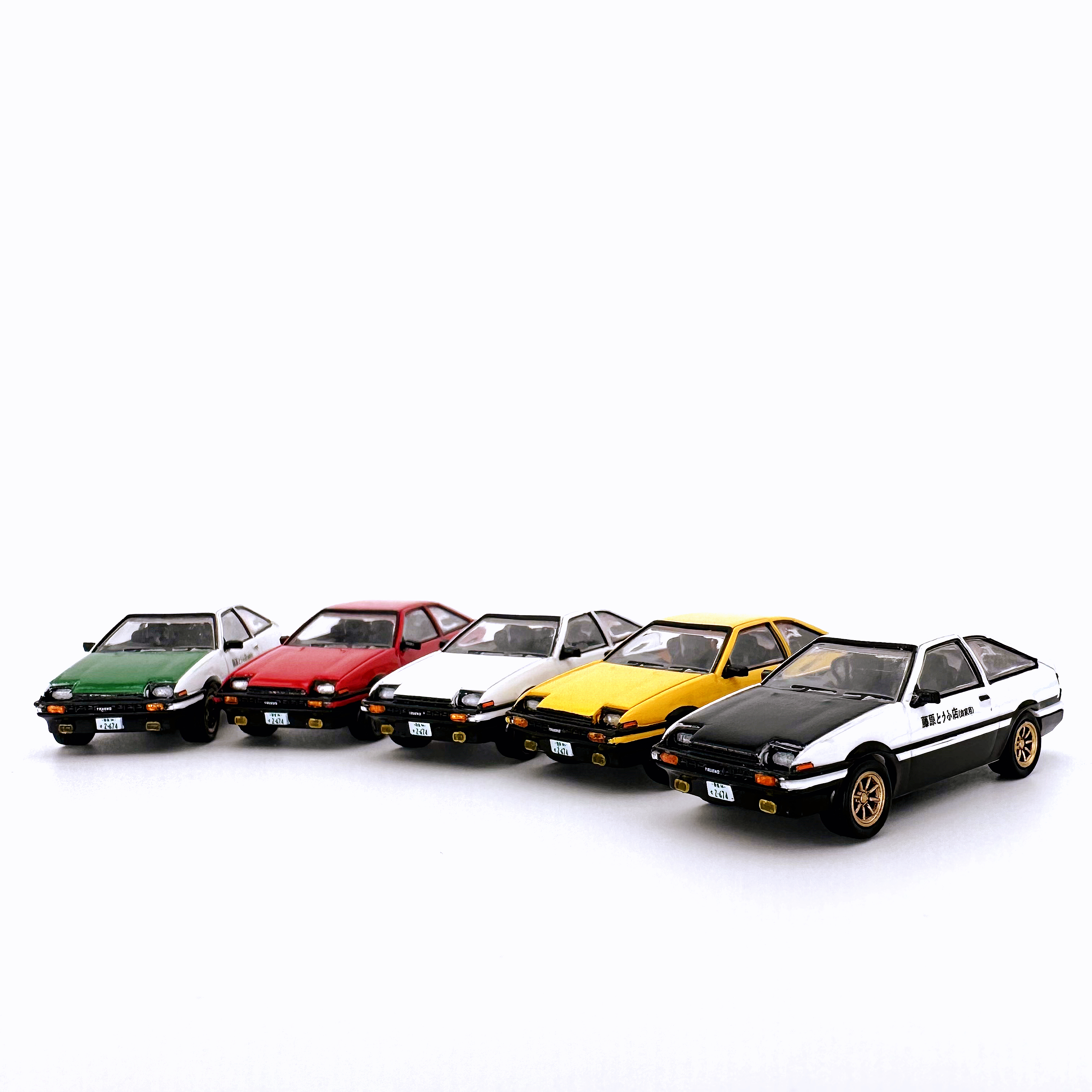 丰田AE861/87可翻灯塑胶汽车模型
