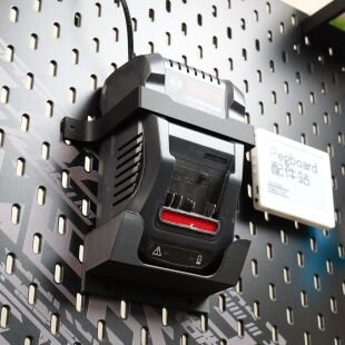 适用宜家SKADIS斯考迪斯宜家洞洞板配件博世BOSCH 1880充电器支架