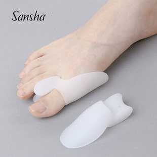 Sansha 法国三沙芭蕾舞蹈护趾套硅胶防痛脚趾保护套拇外翻矫正器