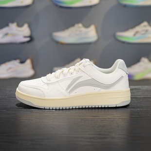 减震回弹低帮经典 李宁天迹板鞋 男子2025春季 新款 AGCV089 休闲鞋