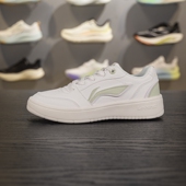 宝V3休闲鞋 百搭板鞋 女子2025春季 李宁元 新款 经典 小白鞋 AGCV108