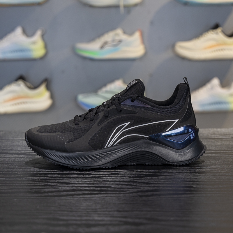 李宁男子减震跑鞋回弹透气