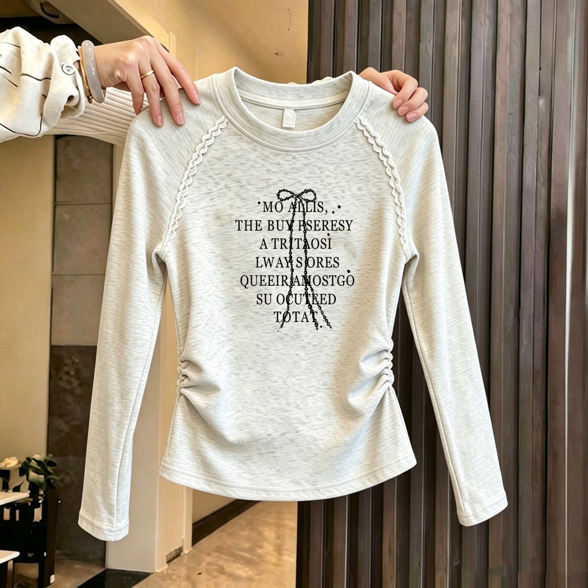 初秋女童长袖t恤春秋款内搭儿童修身收腰上衣打底衫秋中大童ins