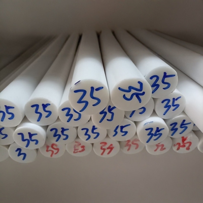 进口塑料棒耐磨RPTFE棒乳白色铁氟龙棒ptfe板加工Teflon线全新料