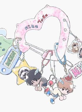 新款nct wish周边钥匙扣前田陆得能勇志亚克力书包钥匙扣挂件挂饰