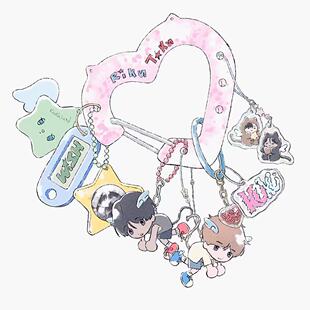 新款nct wish周边钥匙扣前田陆得能勇志亚克力书包钥匙扣挂件挂饰