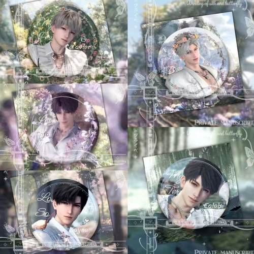 恋与深空全员吧唧春日大片秦彻黎深吧唧徽章背包挂件礼物ins风