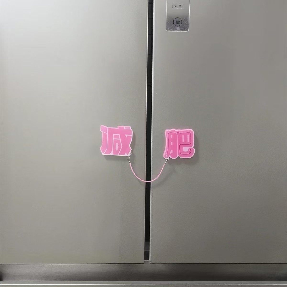 新款减肥冰箱贴装饰提醒你减肥创意礼物可爱高颜值送朋友礼物,模玩/动漫/周边/娃圈三坑/桌游,动漫挂件/文具,淘宝优惠券,粉丝福利购,淘宝优惠卷