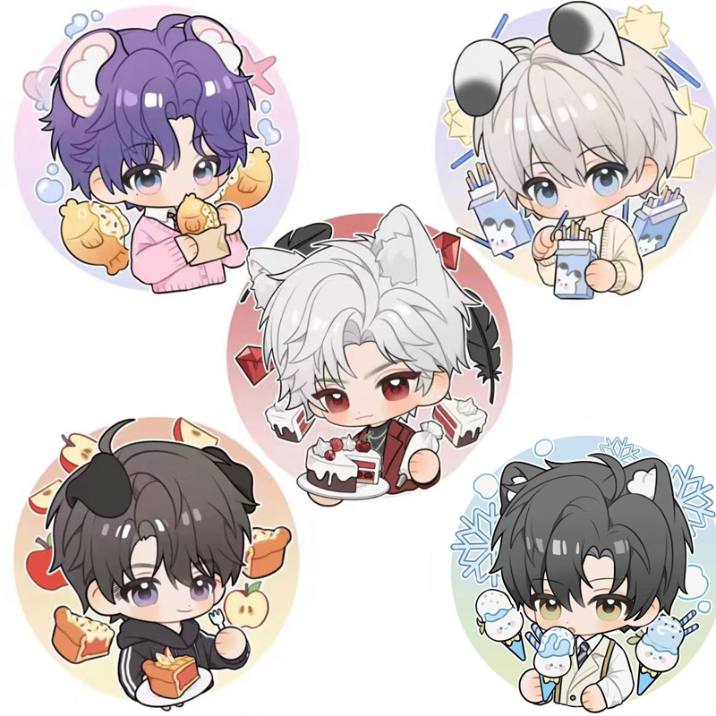 新款恋与深空周边祁煜黎深吧唧包