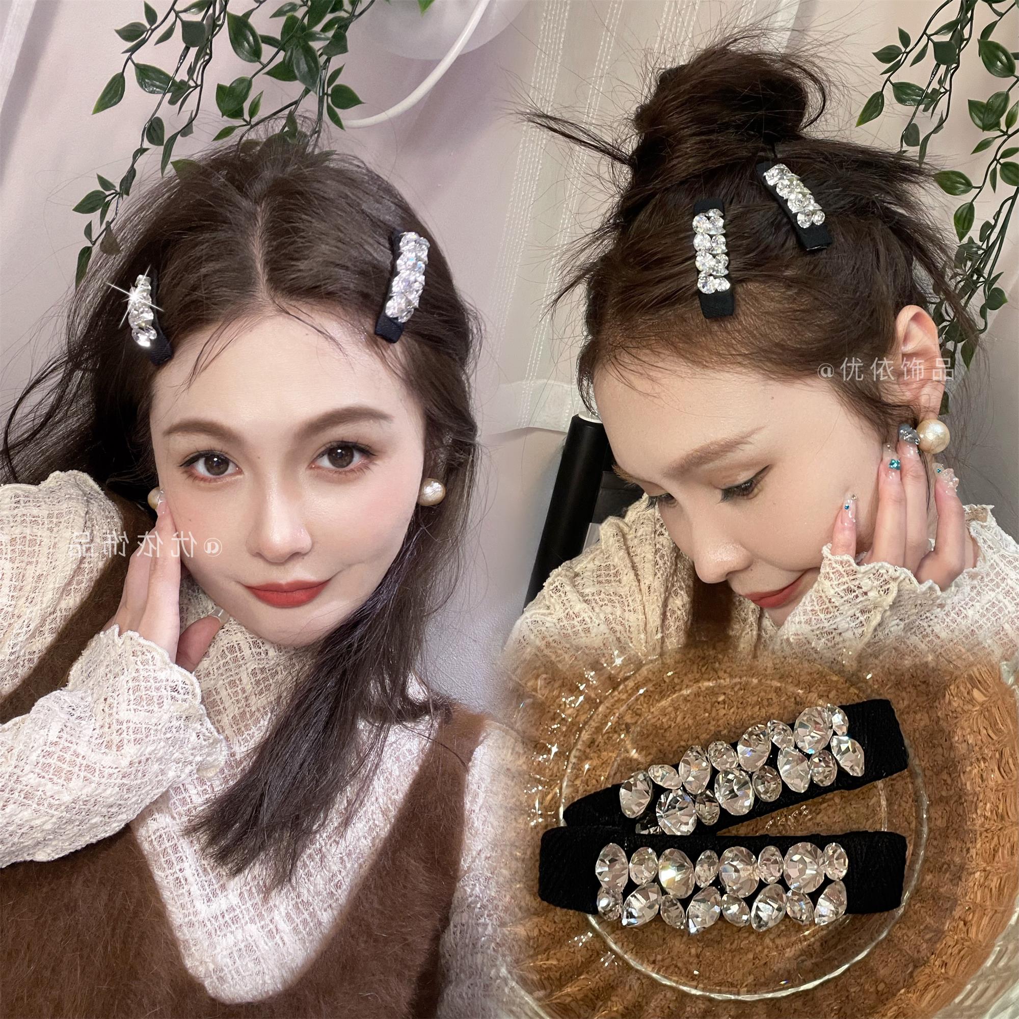 一对价格拍照好看且实用发饰