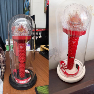 华晨宇火星能量棒收纳花花演唱会应援荧光棒周边透明展示盒防尘罩