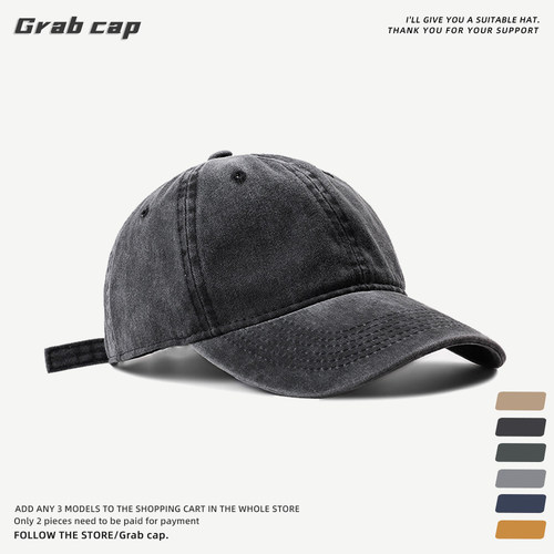 复古做旧水洗男女高品质棒球帽