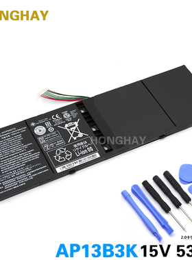 适用Acer蜂鸟R7-571 V5 -472G 473G 573G 572P AP13B3K笔记本电池
