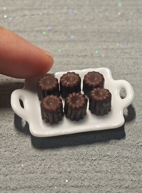 迷你微缩食玩可露丽硅胶模具粘土软陶6分12分火漆蜡粒原创模具