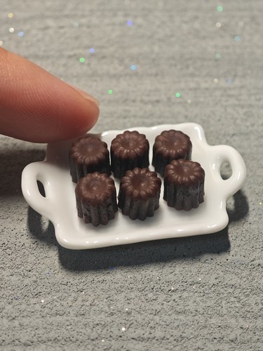 迷你微缩食玩可露丽硅胶模具粘土软陶6分12分火漆蜡粒原创模具