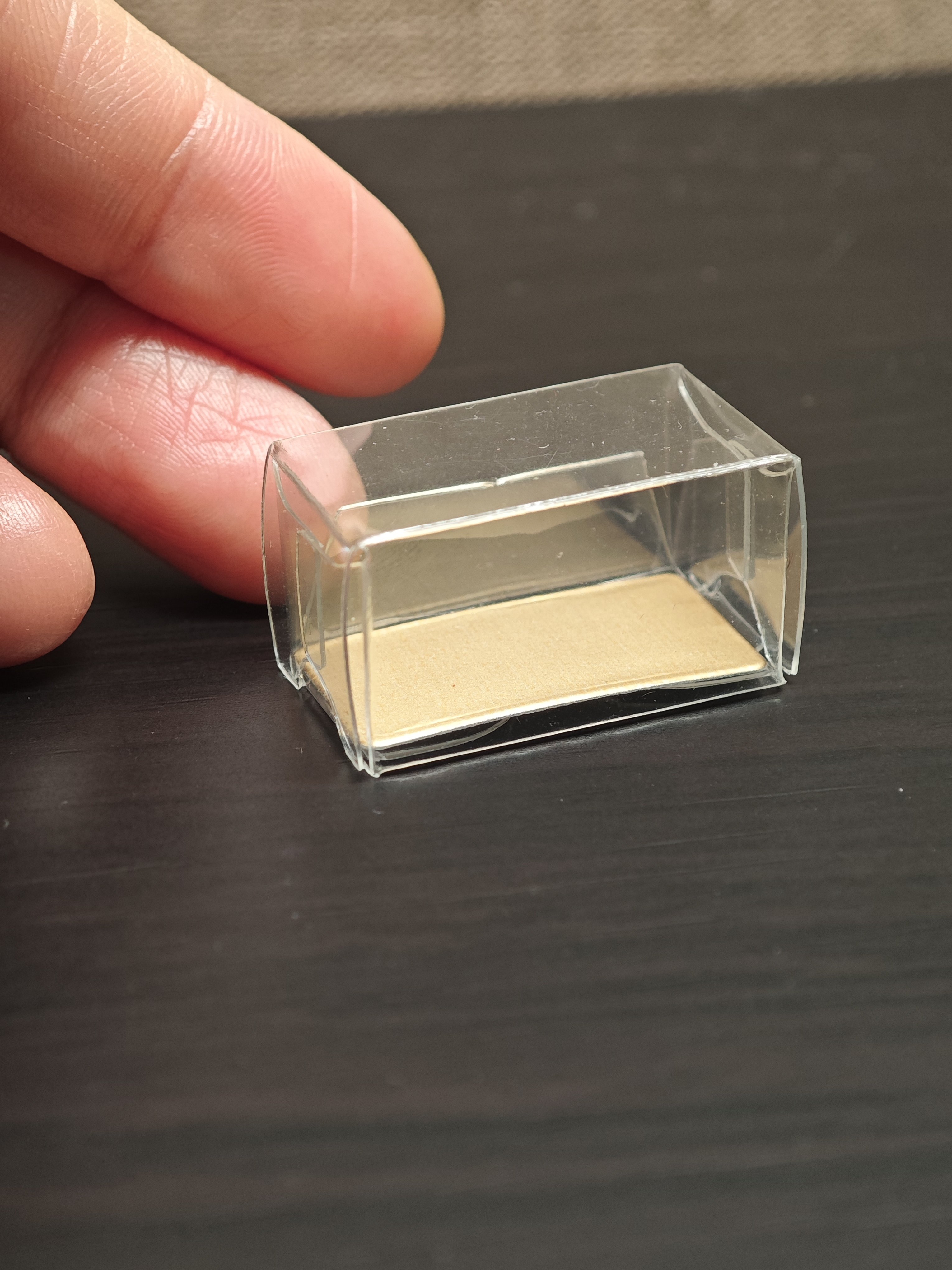 微缩食玩pet透明包装盒甜品包装盒pvc透明盒子粘土软陶6分12分