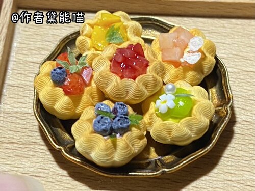 微缩食玩圣诞树慕斯模具酥皮塔原创粘土软陶6分12分模具