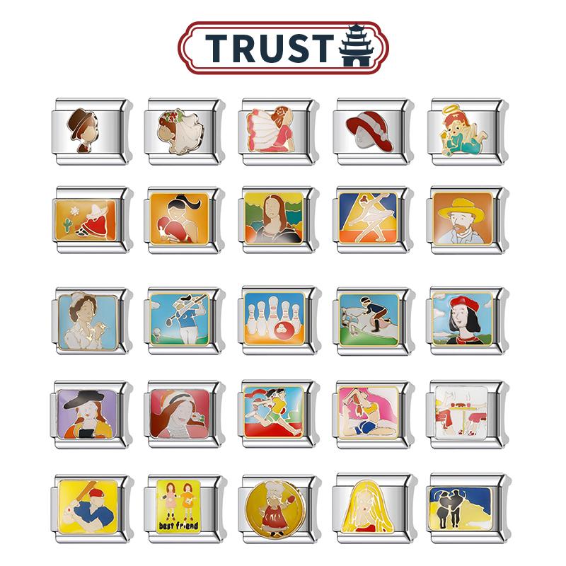 原创保龄球图案小众饰品现速发货