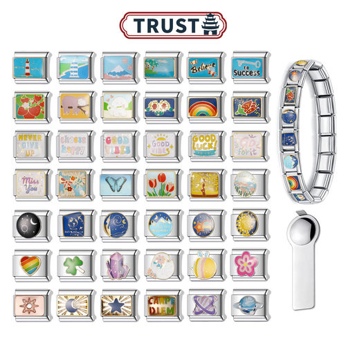 Trusta意大利模块手链DIY整串
