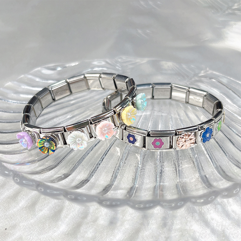 Trusta钛钢原创个性模块拼接手链