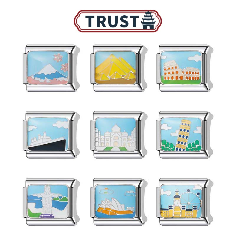 Trusta钛钢可DIY模块手链现货