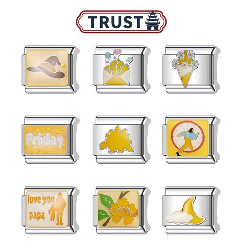 Trusta钛钢DIY拼接模块手链饰品