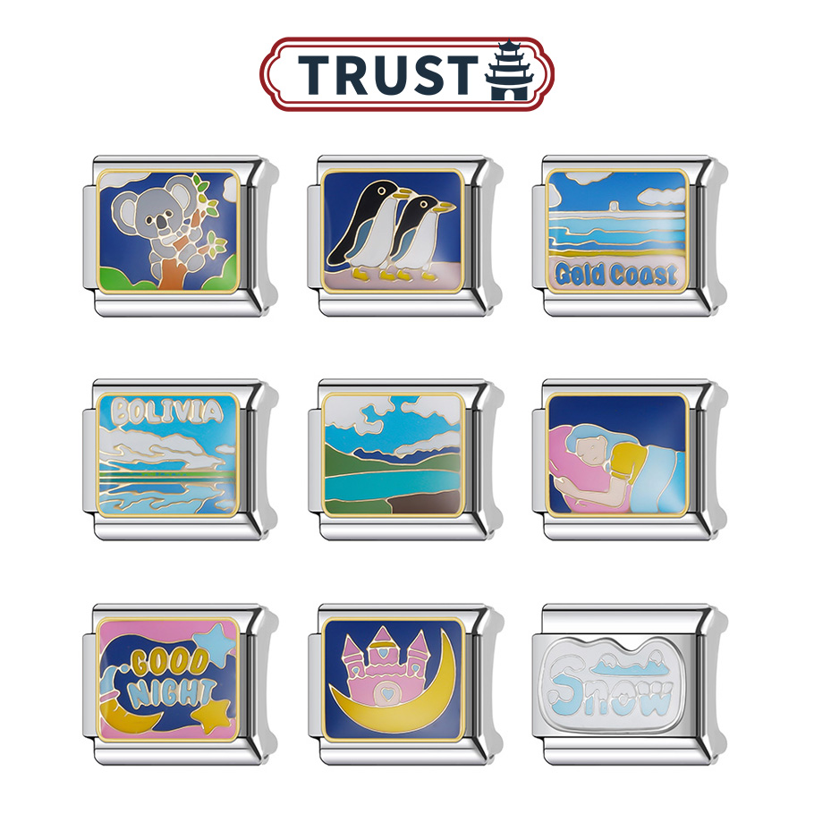 Trusta意大利模块手链考拉动物