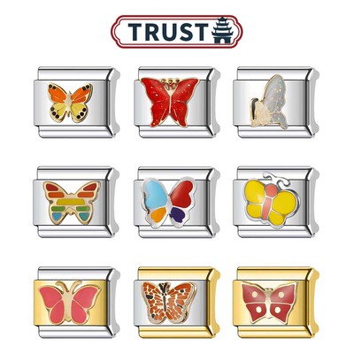Trusta钛钢可DIY意大利模块手链