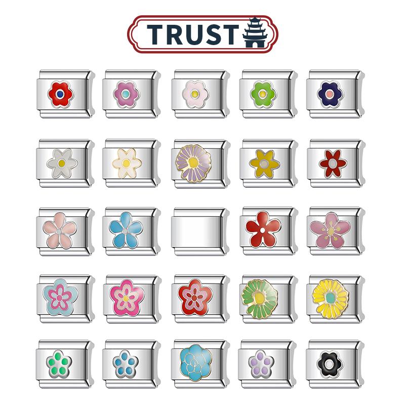 Trusta钛钢搭配拼接模块手链DIY