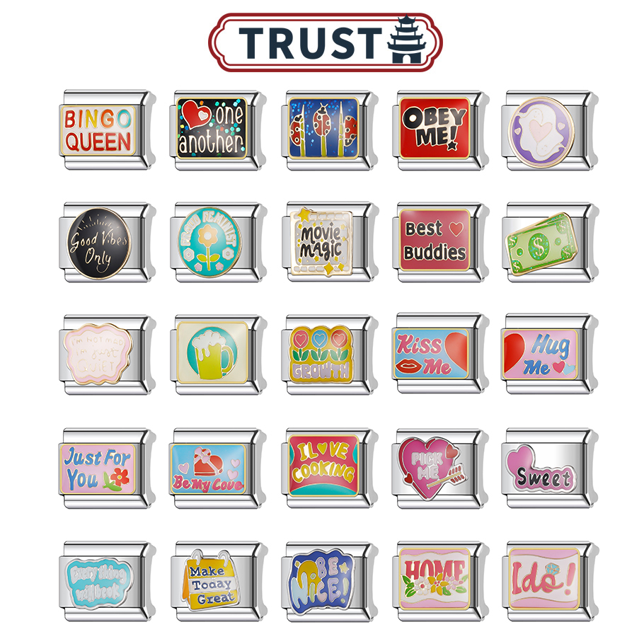 Trusta模块手链个性字母