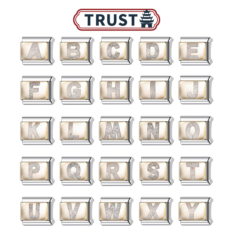 Trusta模块手链diy字母拼接表带